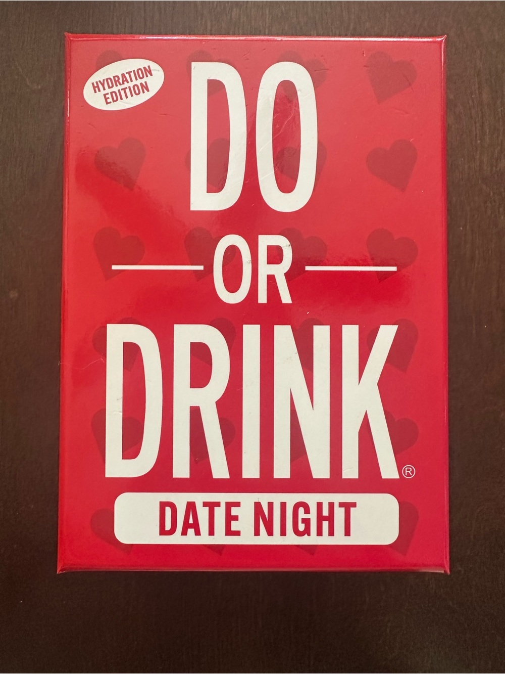 DO OR DRINK Date Night Party Game - Red
